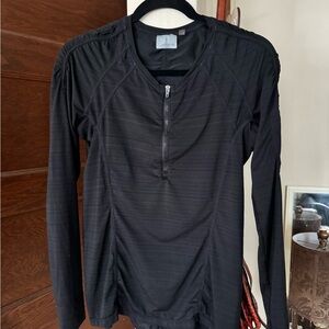 Athleta Black Long Sleeve Top